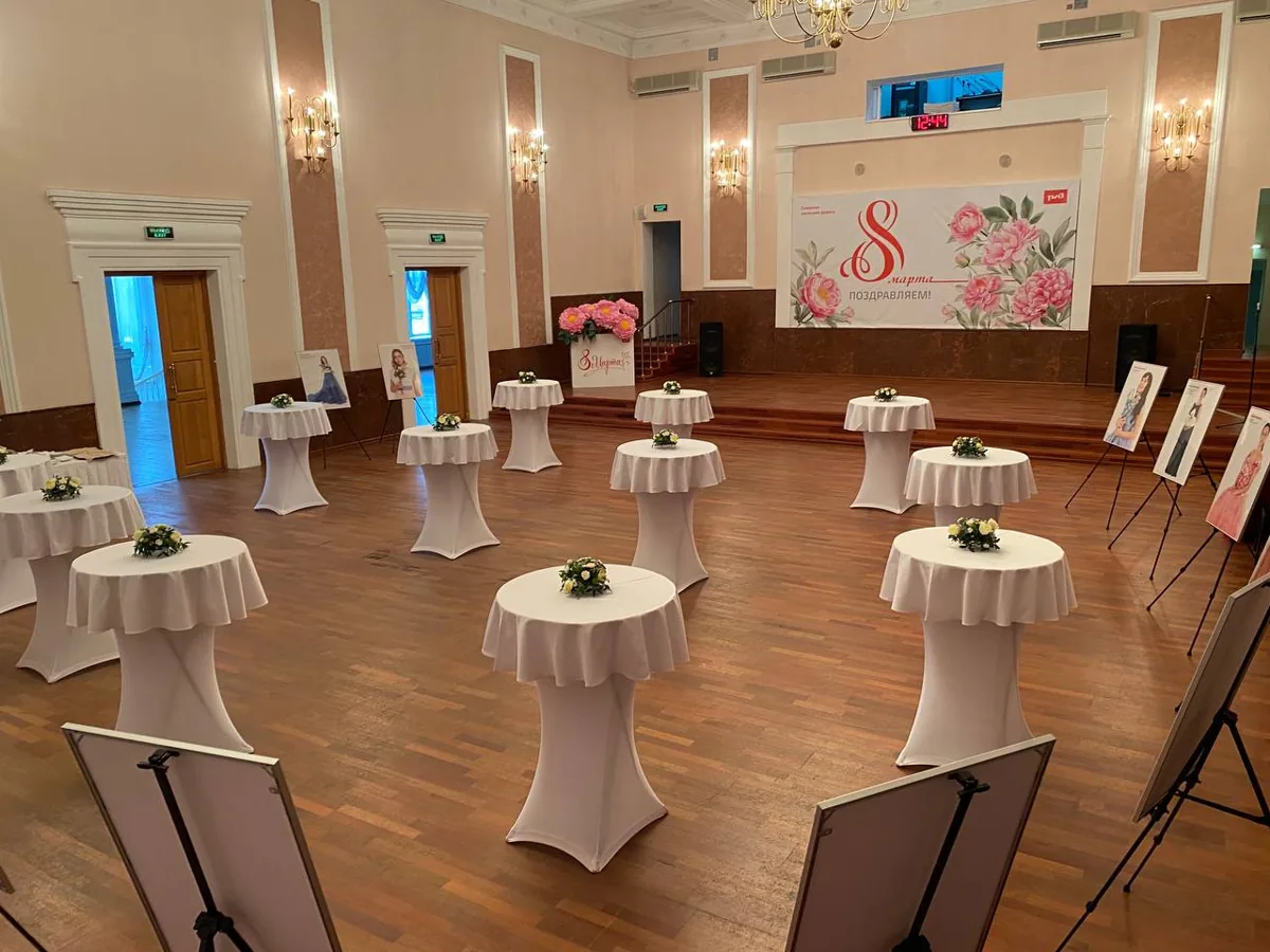 Сервировка Catering Group Russia для выездного мероприятия